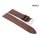 Herzog Rindleder Uhrenarmband Modell Florenz maroni-braun 18 mm, Handmade