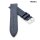 Herzog Rindleder Uhrenarmband Modell Florenz blau 20 mm, Handmade