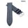 Herzog Rindleder Uhrenarmband Modell Florenz blau 22 mm, Handmade