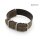 RIOS1931 Nato-Canvas Uhrenarmband Modell Warsaw mokka-braun 20 mm Nato Strap