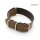 RIOS1931 Nato-Canvas Uhrenarmband Modell Sofia cognac-braun 20 mm Nato Strap
