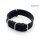 RIOS1931 Nato-Canvas Uhrenarmband Modell Warsaw schwarz 24 mm Nato Strap