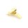 Faltschlie&szlig;e Edelstahl gold poliert, Modell Kipper 20 mm