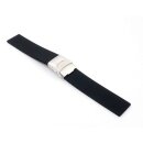 Silikon Uhrenarmband Modell Rhodos-FS-S schwarz 20 mm,...