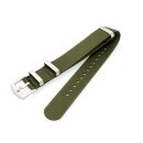 GEO-Straps Nato Nylon Uhrenarmband Modell Nitro oliv-grün 20 mm