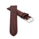 Feines Eidechsen-Leder Uhrenarmband Modell Davos-71S NL...