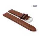 Fluco Teju-Eidechse Uhrenarmband Modell Emporio-NL cognac 16 mm, Handmade