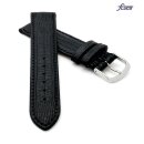 Fluco Teju-Eidechse Uhrenarmband Modell Emporio-NL schwarz 18 mm, Handmade