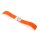 Silikon Uhrenarmband Modell Kreta orange 18 mm, Faltschließe