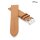 Diloy feines italienisches Softleder-Uhrenarmband Modell Seville cognac 18 mm
