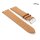 Diloy feines italienisches Softleder-Uhrenarmband Modell Seville cognac 18 mm