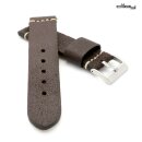 Diloy Premium Vintage Uhrenarmband Modell Patron Easy-Klick mocca 20 mm