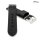 Diloy Premium Vintage Uhrenarmband Modell Patron Easy-Klick schwarz 22 mm