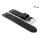 Diloy Premium Vintage Uhrenarmband Modell Patron Easy-Klick schwarz 22 mm