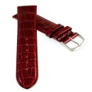 Feines Alligator Leder Uhrenarmband Modell Genf-71S NL...