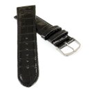 Feines Alligator Leder Uhrenarmband Modell Genf-71S NL...