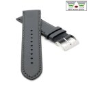 Easy-Klick Uhrenarmband Jungkalb Modell Chur dunkel-grau...