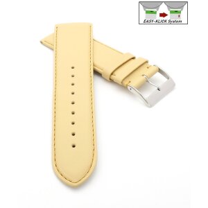 Easy-Klick Uhrenarmband Jungkalb Modell Chur vanille 12 mm
