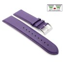 Easy-Klick Uhrenarmband Jungkalb Modell Chur aubergine-lila 16 mm