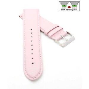 Easy-Klick Uhrenarmband Jungkalb Modell Chur rosa 18 mm