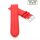Easy-Klick Uhrenarmband Jungkalb Modell Chur hibiskus-rot 16 mm