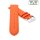Easy-Klick Uhrenarmband Jungkalb Modell Chur orange 16 mm