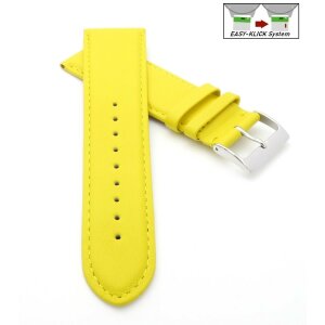 Easy-Klick Uhrenarmband Jungkalb Modell Chur gelb 20 mm