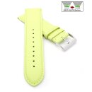 Easy-Klick Uhrenarmband Jungkalb Modell Chur limette-gelb 12 mm