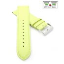 Easy-Klick Uhrenarmband Jungkalb Modell Chur limette-gelb 18 mm