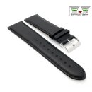 Easy-Klick Uhrenarmband Jungkalb Modell Chur XL schwarz 22 mm
