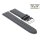 Easy-Klick Uhrenarmband Jungkalb Modell Chur XL dunkel-grau 22 mm