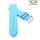 Easy-Klick Uhrenarmband Jungkalb Modell Chur XL alaska-blau 22 mm
