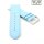 Easy-Klick Uhrenarmband Jungkalb Modell Chur XL gletscher-blau 22 mm