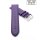 Easy-Klick Uhrenarmband Jungkalb Modell Chur XL aubergine-lila 14 mm