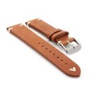 Rindleder Uhrenarmband Modell Beluga-Pito XL-extralang cognac 24 mm