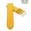 Easy-Klick Uhrenarmband Jungkalb Modell Chur XL senf-gelb...
