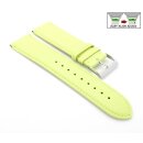 Easy-Klick Uhrenarmband Jungkalb Modell Chur XL limette-gelb 12 mm