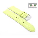 Easy-Klick Uhrenarmband Jungkalb Modell Chur XL limette-gelb 20 mm