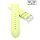 Easy-Klick Uhrenarmband Jungkalb Modell Chur XL limette-gelb 20 mm