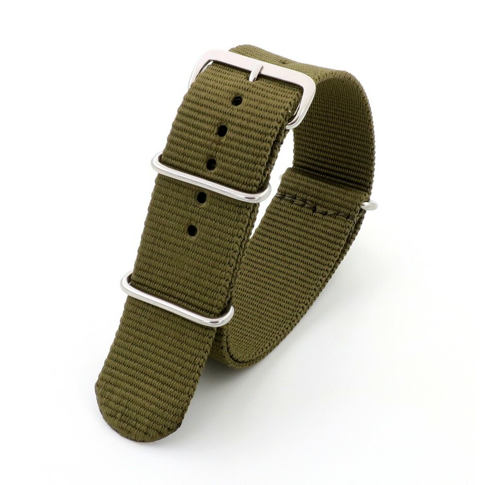 Nylon Uhrenarmband - 12mm Bis 24mm Mit Edelstahl Schnalle