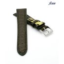 Fluco Limited-Edition echt Krokodil Uhrenarmband Modell...