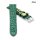 Fluco Limited-Edition echt Krokodil Uhrenarmband Modell Burma hell-grün 19 mm 
