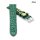 Fluco Limited-Edition echt Krokodil Uhrenarmband Modell Burma hell-grün 19 mm