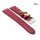 Fluco Limited-Edition echt Krokodil Uhrenarmband Modell Burma bordeaux-rot 20 mm