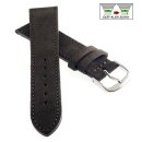 Easy-Klick Veloursleder Uhrenarmband Modell Oslo-NL mocca...