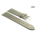 Fluco Easy-Klick Veloursleder Uhrenarmband Modell Oslo-XS beige-creme 16 mm Handarbeit