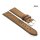 Fluco Easy-Klick Veloursleder Uhrenarmband Modell Oslo-XS cacao 18 mm Handarbeit