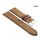 Fluco Easy-Klick Veloursleder Uhrenarmband Modell Oslo-XS cacao 20 mm Handarbeit