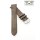 Fluco Easy-Klick Veloursleder Uhrenarmband Modell Oslo-XS taupe 22 mm Handarbeit