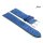 Fluco Easy-Klick Veloursleder Uhrenarmband Modell Oslo-XL königs-blau 20 mm Handarbeit